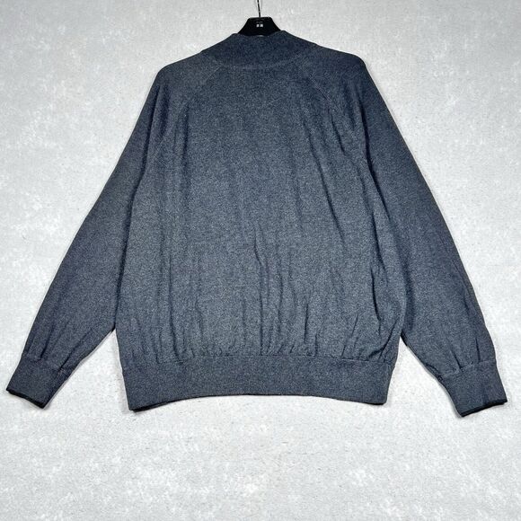 Ralph Lauren Sweatshirt Mens Size XXL Gray Full Zip Jacket Long Sleeve Logo - Picture 8 of 11